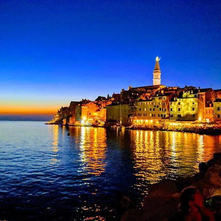 Private Courtyard Medieval Stone Home In Old Town Rovinj Buitenkant foto